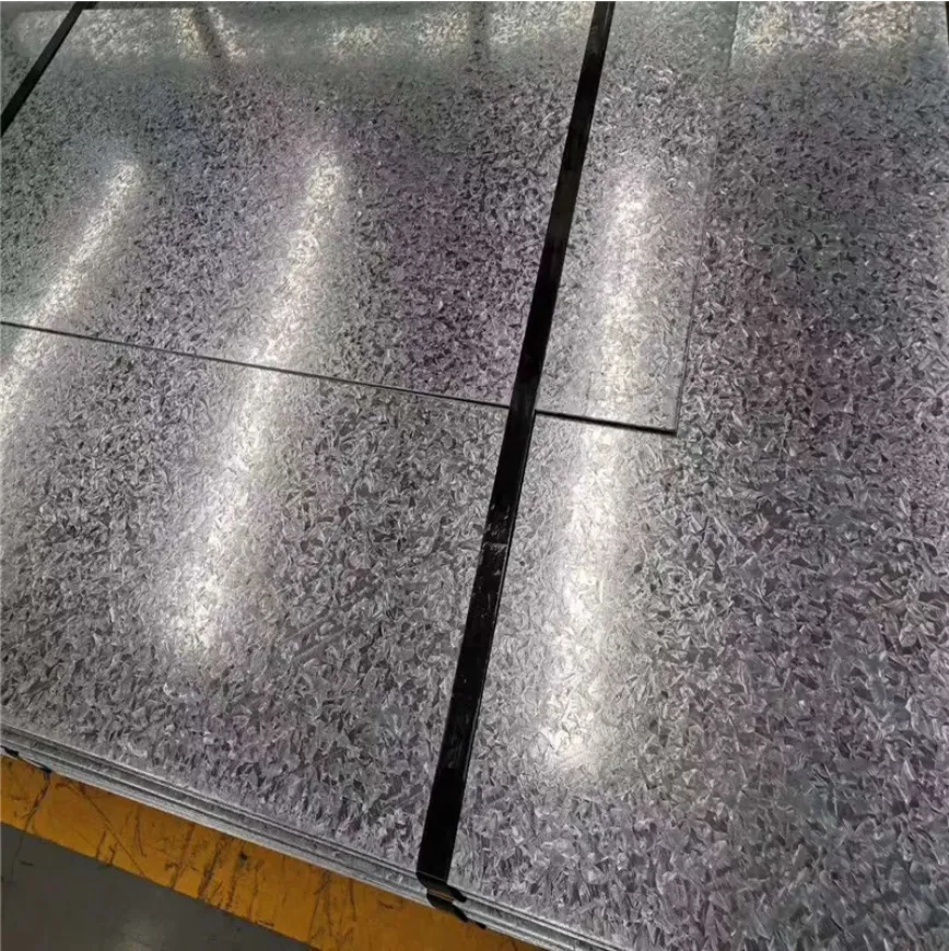 Galvanized steel plate